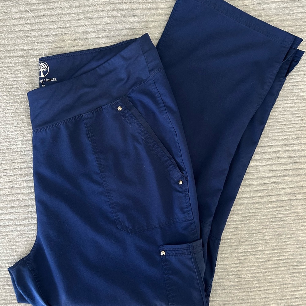 Healing Hands Womens Scrubs Pant 5 Pocket Purple Label Cargo